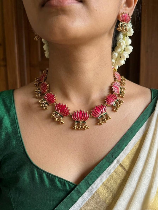 Lotus Flower Necklace