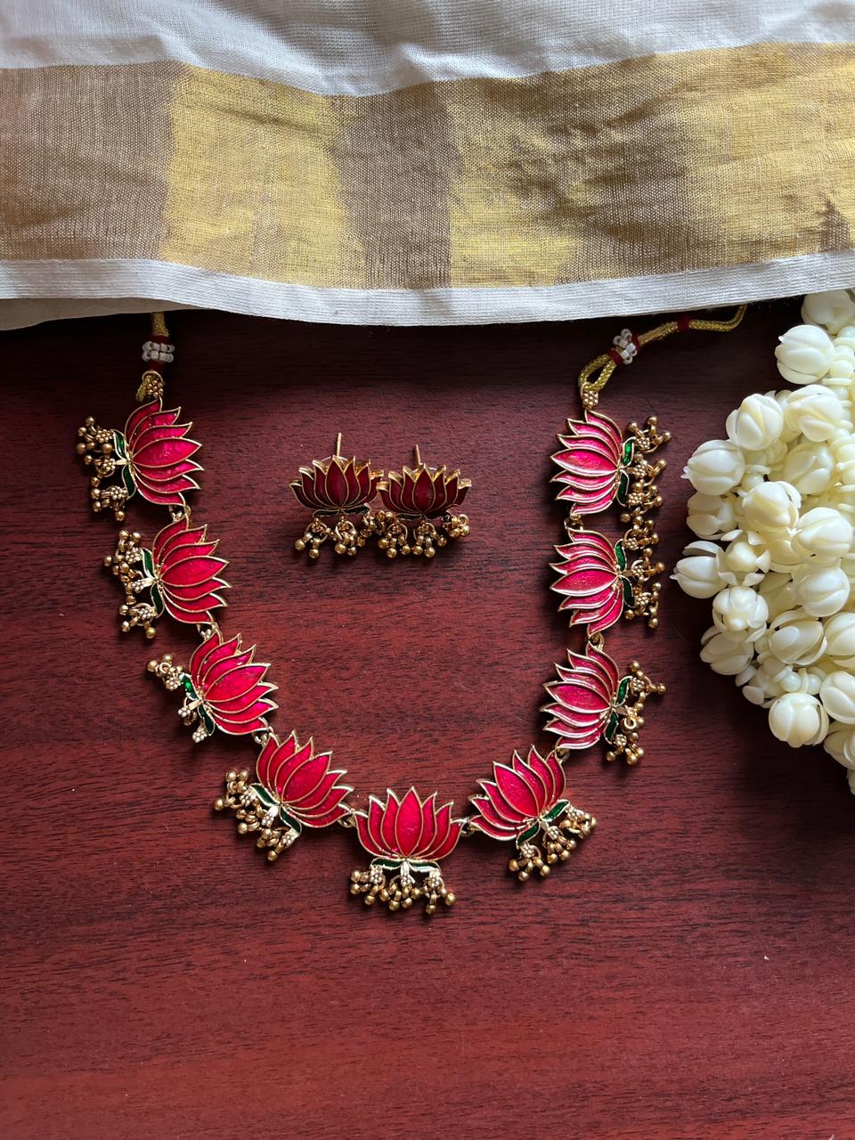 Lotus Flower Necklace